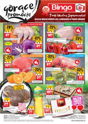 Bingo - gazetka promocyjna Gazetka od wtorku 10.02 do soboty 21.02