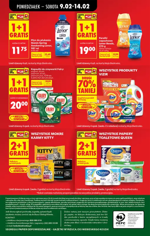 Biedronka - gazetka promocyjna Od poniedziałku od poniedziałku 09.02 do niedzieli 15.02 - strona 84
