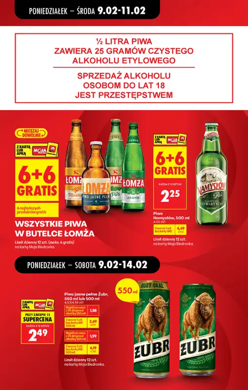 Biedronka - gazetka promocyjna Od poniedziałku, Z ladą tradycyjną od poniedziałku 09.02 do niedzieli 15.02 - strona 25