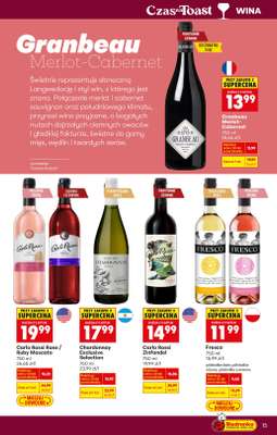 Biedronka - gazetka promocyjna Czas na Toast! od poniedziałku 09.02 do soboty 21.02 - strona 15