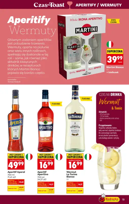 Biedronka - gazetka promocyjna Czas na Toast! od poniedziałku 09.02 do soboty 21.02 - strona 23