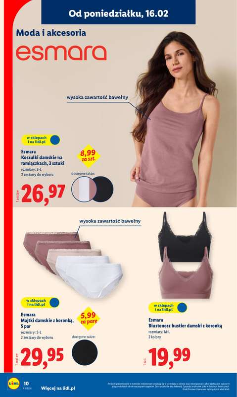 Lidl - gazetka promocyjna Katalog od poniedziałku 16.02 do soboty 21.02 - strona 10