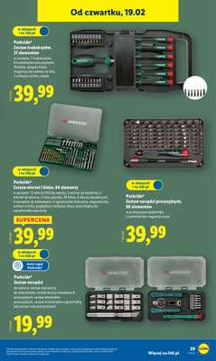Lidl - gazetka promocyjna Katalog od poniedziałku 16.02 do soboty 21.02 - strona 33