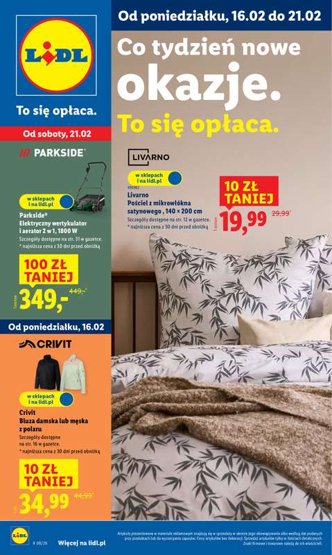 Lidl - gazetka promocyjna Katalog od poniedziałku 16.02 do soboty 21.02