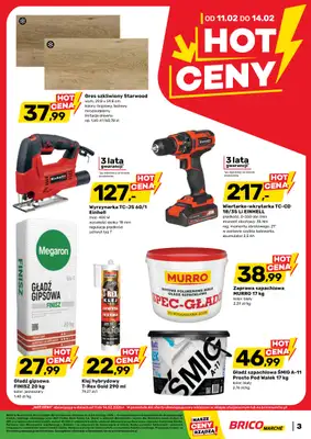 Bricomarche - gazetka promocyjna Gazetka od środy 11.02 do soboty 21.02 - strona 3