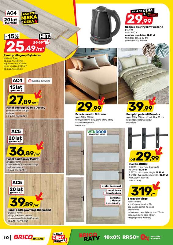 Bricomarche - gazetka promocyjna Gazetka od środy 11.02 do soboty 21.02 - strona 10