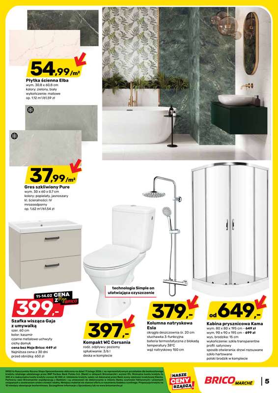 Bricomarche - gazetka promocyjna Gazetka od środy 11.02 do soboty 21.02 - strona 5