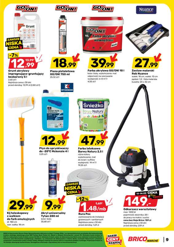 Bricomarche - gazetka promocyjna Gazetka od środy 11.02 do soboty 21.02 - strona 9