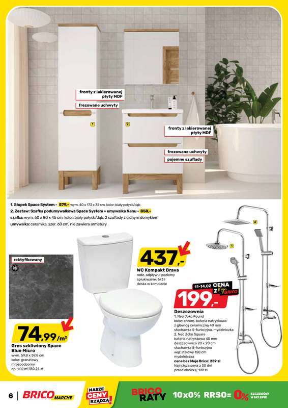 Bricomarche - gazetka promocyjna Gazetka od środy 11.02 do soboty 21.02 - strona 6