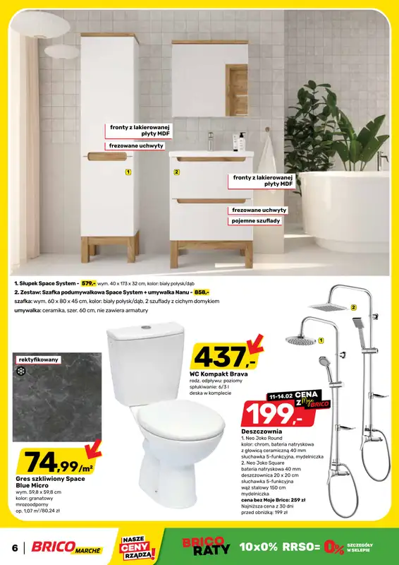 Bricomarche - gazetka promocyjna Gazetka od środy 11.02 do soboty 21.02 - strona 6