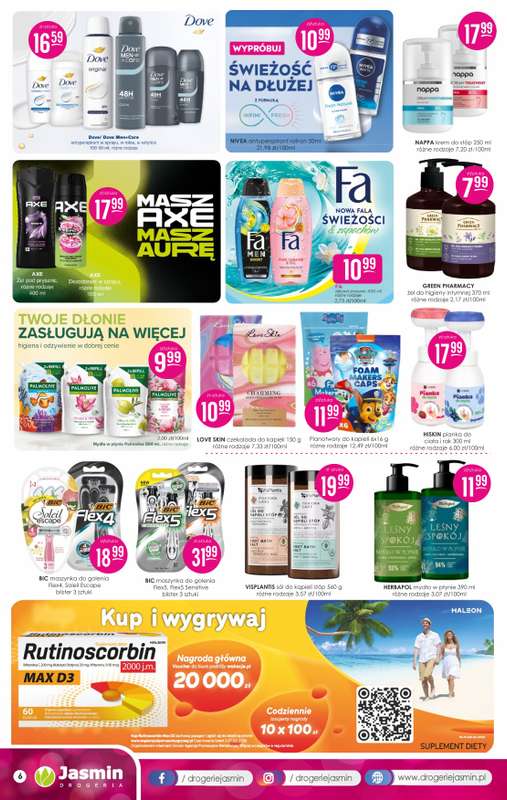 Drogerie Jasmin - gazetka promocyjna Gazetka od poniedziałku 09.02 do soboty 28.02 - strona 6