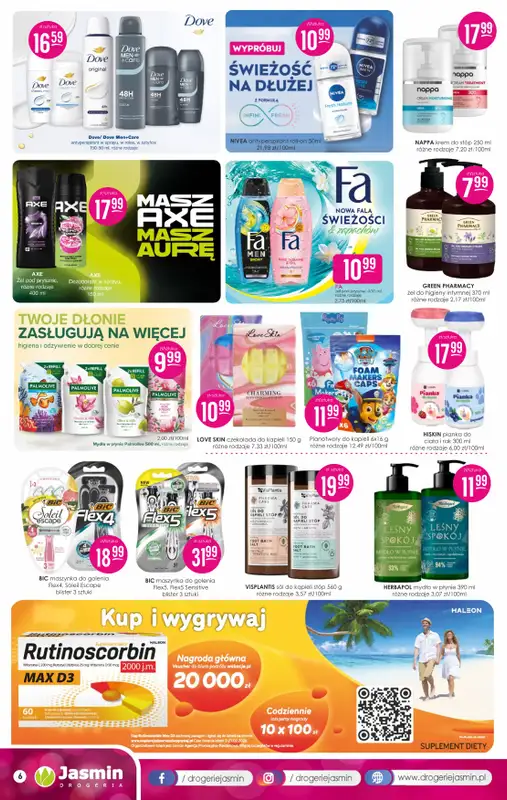 Drogerie Jasmin - gazetka promocyjna Gazetka od poniedziałku 09.02 do soboty 28.02 - strona 6