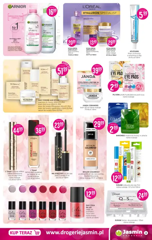 Drogerie Jasmin - gazetka promocyjna Gazetka od poniedziałku 09.02 do soboty 28.02 - strona 3