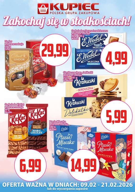 Kupiec - gazetka promocyjna Oferta plakatowa od poniedziałku 09.02 do soboty 21.02 - strona 4