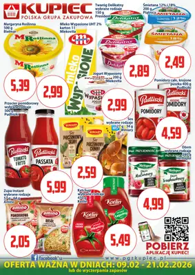 Kupiec - gazetka promocyjna Oferta plakatowa od poniedziałku 09.02 do soboty 21.02