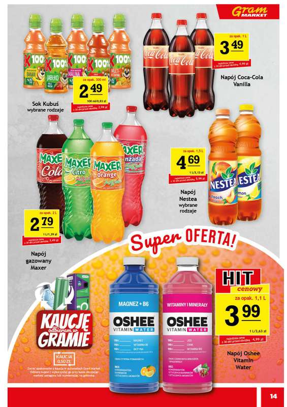 Gram Market - gazetka promocyjna Gazetka od środy 11.02 do wtorku 17.02 - strona 14