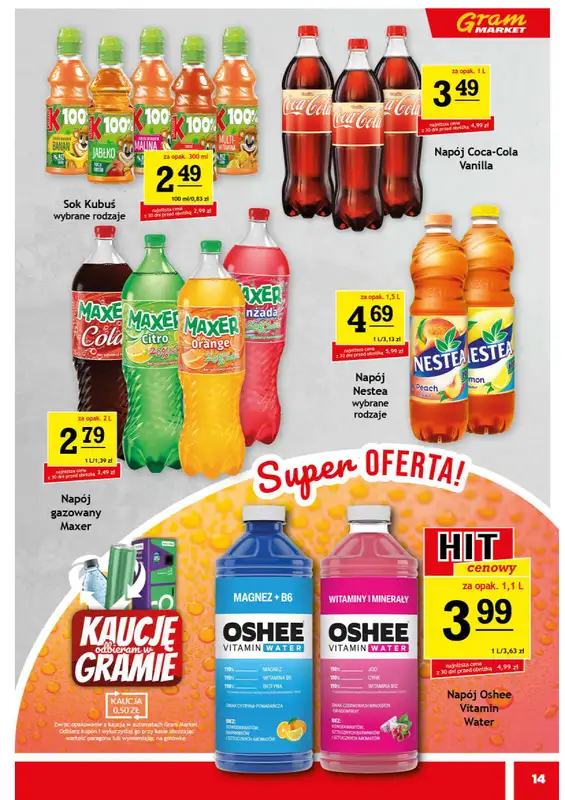 Gram Market - gazetka promocyjna Gazetka od środy 11.02 do wtorku 17.02 - strona 14