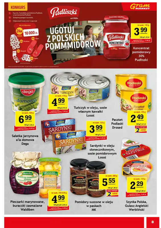 Gram Market - gazetka promocyjna Gazetka od środy 11.02 do wtorku 17.02 - strona 8