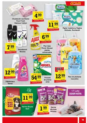Gram Market - gazetka promocyjna Gazetka od środy 11.02 do wtorku 17.02 - strona 16