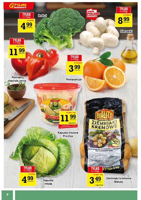 Gram Market - gazetka promocyjna Gazetka od środy 11.02 do wtorku 17.02 - strona 7