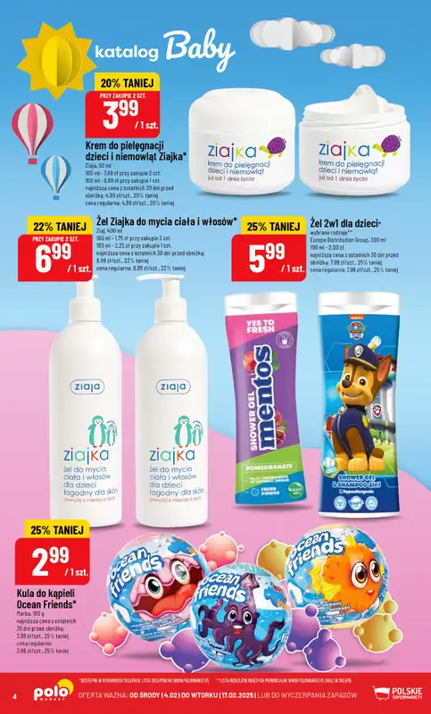POLOmarket - gazetka promocyjna Katalog Baby od środy 04.02 do wtorku 17.02 - strona 4