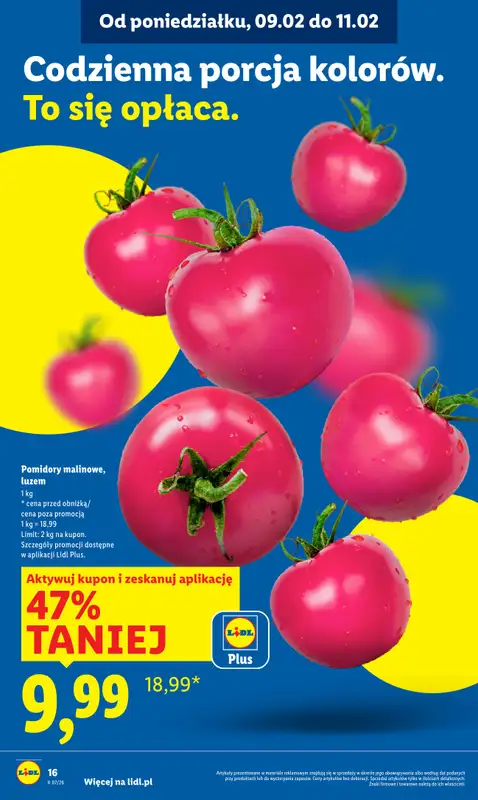 Lidl - gazetka promocyjna Oferta od poniedziałku od poniedziałku 09.02 do środy 11.02 - strona 16