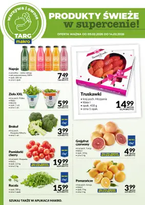 Makro - gazetka promocyjna Targ MAKRO - oferta świeża w super cenach! od poniedziałku 09.02 do soboty 14.02 - strona 5
