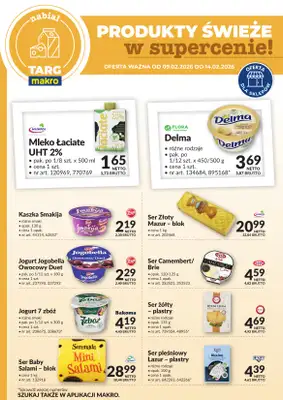Makro - gazetka promocyjna Targ MAKRO - oferta świeża w super cenach! od poniedziałku 09.02 do soboty 14.02