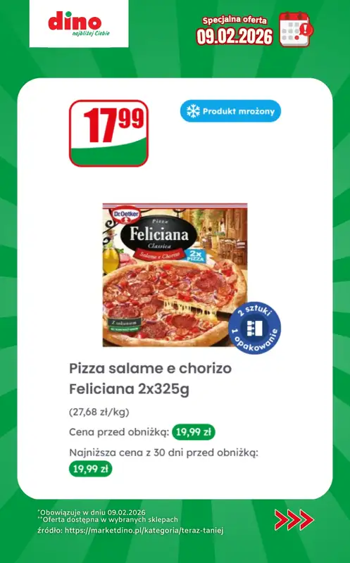 Dino - gazetka promocyjna Specjalna oferta na 09.02.2026 - promocje spoza gazetki od poniedziałku 09.02 do poniedziałku 09.02 - strona 4