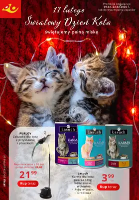 Poczta Polska - gazetka promocyjna Gazetka od poniedziałku 09.02 do niedzieli 22.02