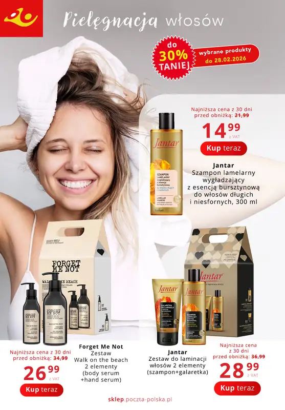 Poczta Polska - gazetka promocyjna Gazetka od poniedziałku 09.02 do niedzieli 22.02 - strona 4