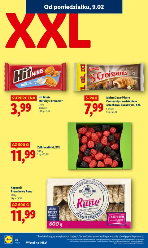 Lidl - gazetka promocyjna Oferta od poniedziałku od poniedziałku 09.02 do środy 11.02 - strona 36