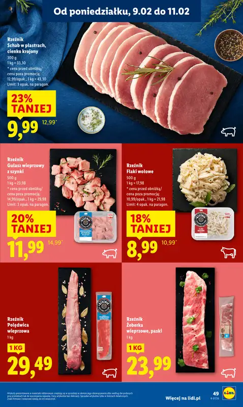 Lidl - gazetka promocyjna Oferta od poniedziałku od poniedziałku 09.02 do środy 11.02 - strona 49
