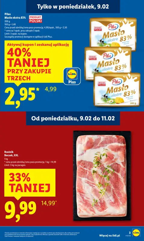 Lidl - gazetka promocyjna Oferta od poniedziałku od poniedziałku 09.02 do środy 11.02 - strona 3