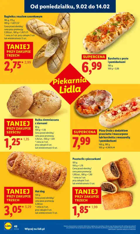 Lidl - gazetka promocyjna Oferta od poniedziałku od poniedziałku 09.02 do środy 11.02 - strona 46