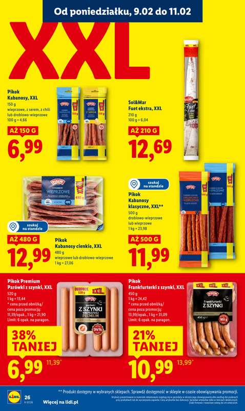 Lidl - gazetka promocyjna Oferta od poniedziałku od poniedziałku 09.02 do środy 11.02 - strona 26
