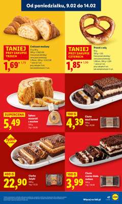 Lidl - gazetka promocyjna Oferta od poniedziałku od poniedziałku 09.02 do środy 11.02 - strona 47