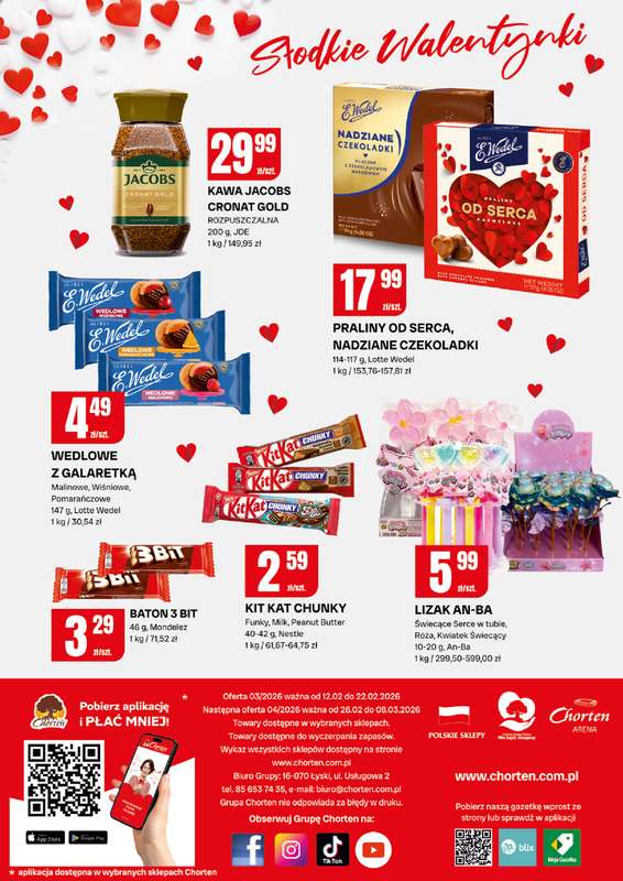 Chorten - gazetka promocyjna Gazetka Lublin, Łódź, Radom, Dolny Śląsk, Wlkp, Zach-Pom, Lubuskie od czwartku 12.02 do niedzieli 22.02 - strona 8