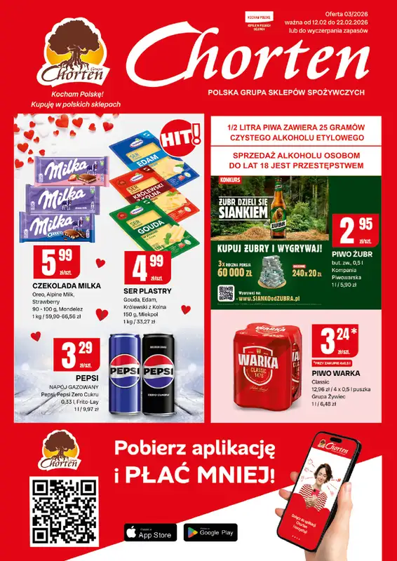 Chorten - gazetka promocyjna Gazetka Lublin, Łódź, Radom, Dolny Śląsk, Wlkp, Zach-Pom, Lubuskie  