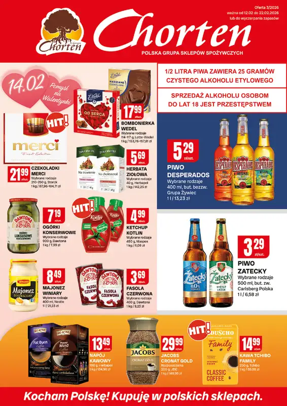 Chorten - gazetka promocyjna Gazetka Małopolskie, Śląsk, Podkarpacie, Opolskie Market  