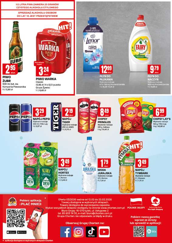 Chorten - gazetka promocyjna Gazetka Małopolskie, Śląsk, Podkarpacie, Opolskie Market od czwartku 12.02 do niedzieli 22.02 - strona 4