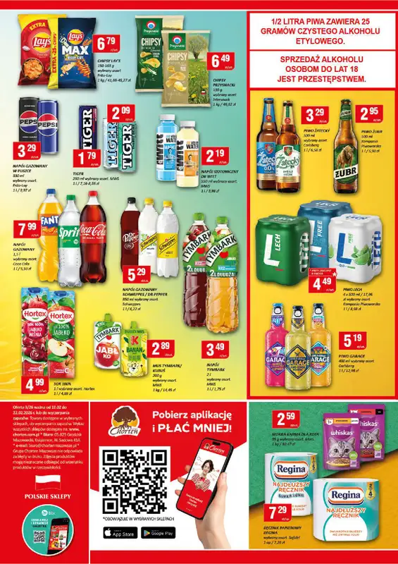 Chorten - gazetka promocyjna Gazetka Mazowsze Market od czwartku 12.02 do niedzieli 22.02 - strona 4