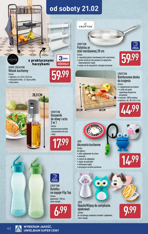 Aldi - gazetka promocyjna Aldi ma to coś! od środy 18.02 do soboty 21.02 - strona 12