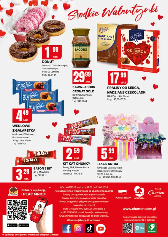 Chorten - gazetka promocyjna Gazetka Podlaskie Market od czwartku 12.02 do niedzieli 22.02 - strona 8