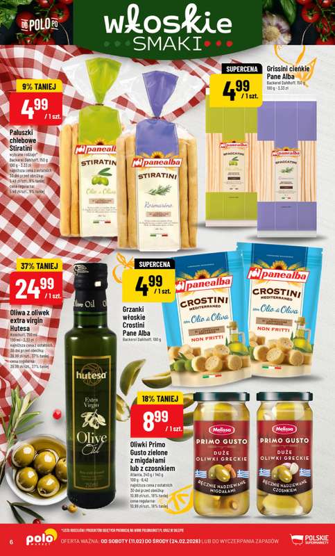 POLOmarket - gazetka promocyjna Katalog Włoskie Smaki od środy 11.02 do wtorku 24.02 - strona 6