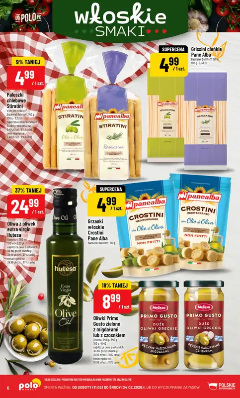 POLOmarket - gazetka promocyjna Katalog Włoskie Smaki od środy 11.02 do wtorku 24.02 - strona 6