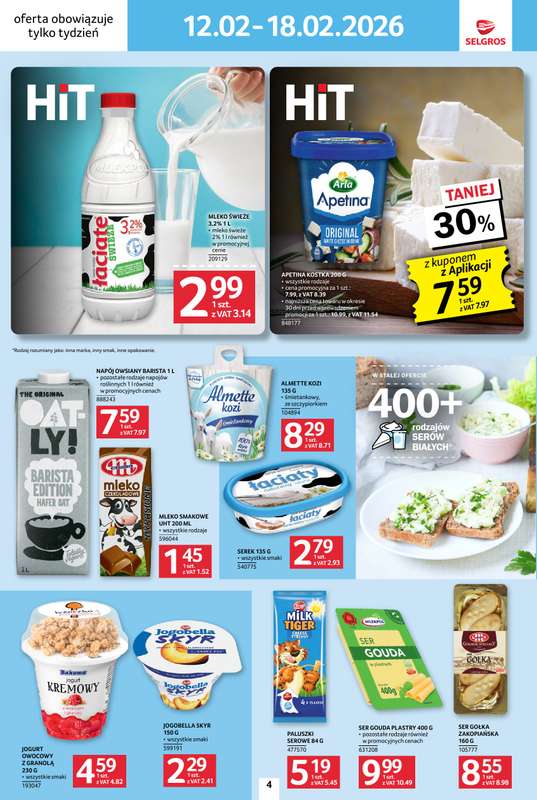 Selgros - gazetka promocyjna Jeszcze więcej super promocji! od czwartku 12.02 do środy 18.02 - strona 4