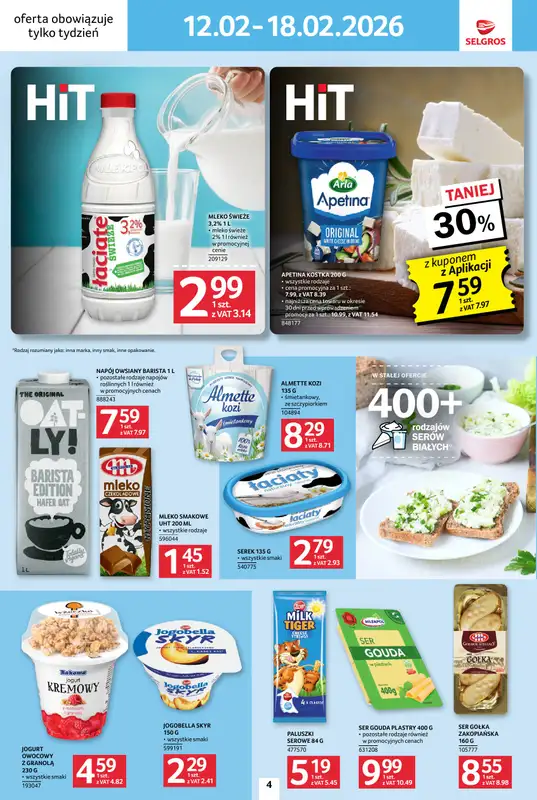 Selgros - gazetka promocyjna Jeszcze więcej super promocji! od czwartku 12.02 do środy 18.02 - strona 4