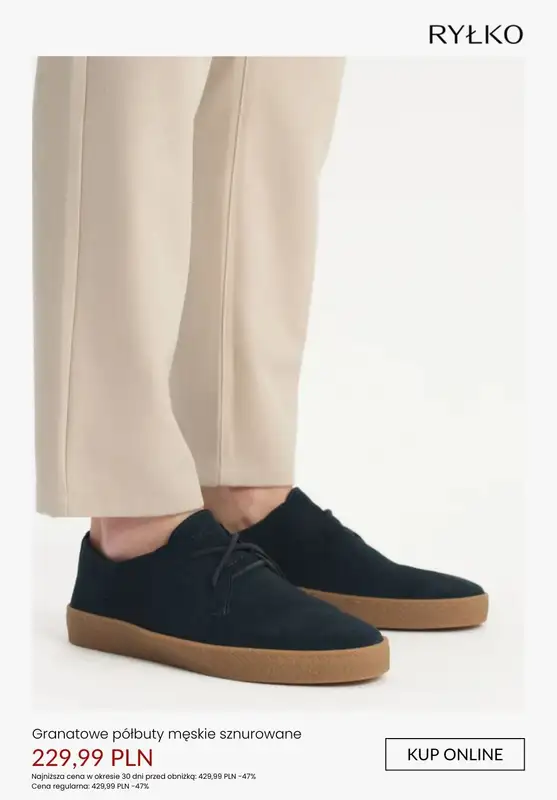 Ryłko - gazetka promocyjna Wiosenne obuwie męskie od poniedziałku 09.02  - strona 4