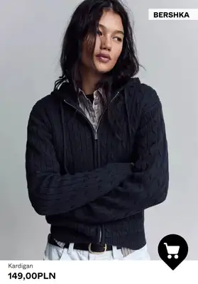 Bershka - gazetka promocyjna SWETRY i KARDIGANY damskie od poniedziałku 09.02  - strona 2